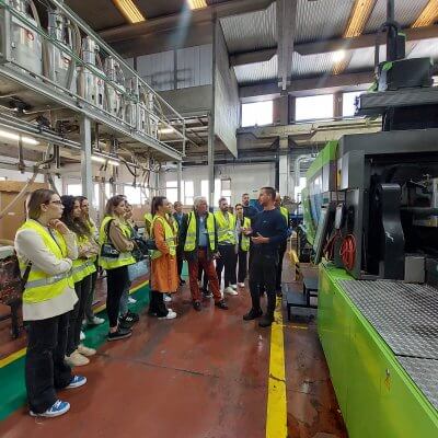 Students of the Faculty of Economics in Split visit factory